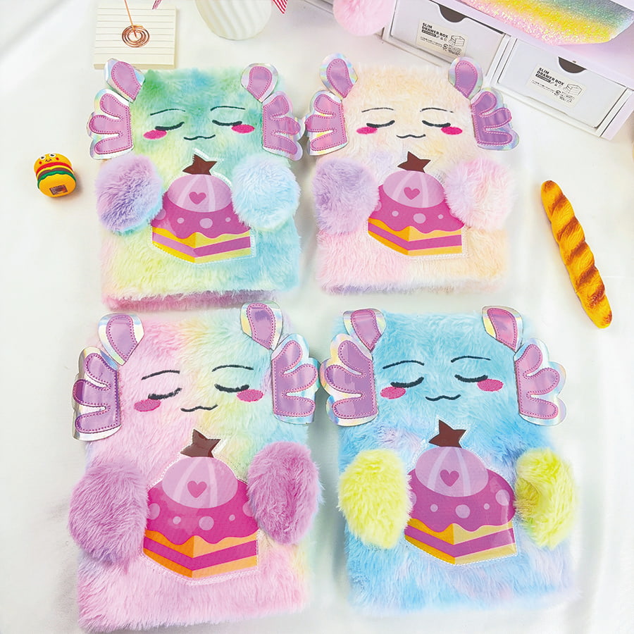 Leabhar nótaí Plush Dialann Monster gleoite Leabhar nótaí Plush Dialann Monster gleoite