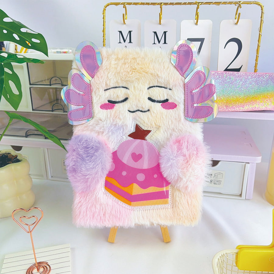 Leabhar nótaí Plush Dialann Monster gleoite