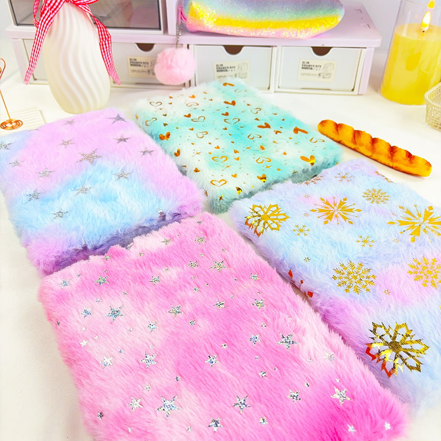 A5 Gleoite Star Diary Leabhar nótaí Plush