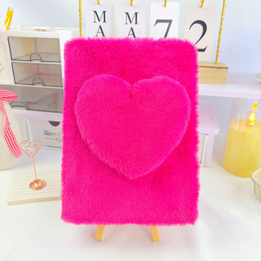 A5 Leabhar nótaí Gleoite Grá Dialann Plush